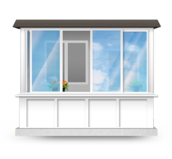 Остекление балконов