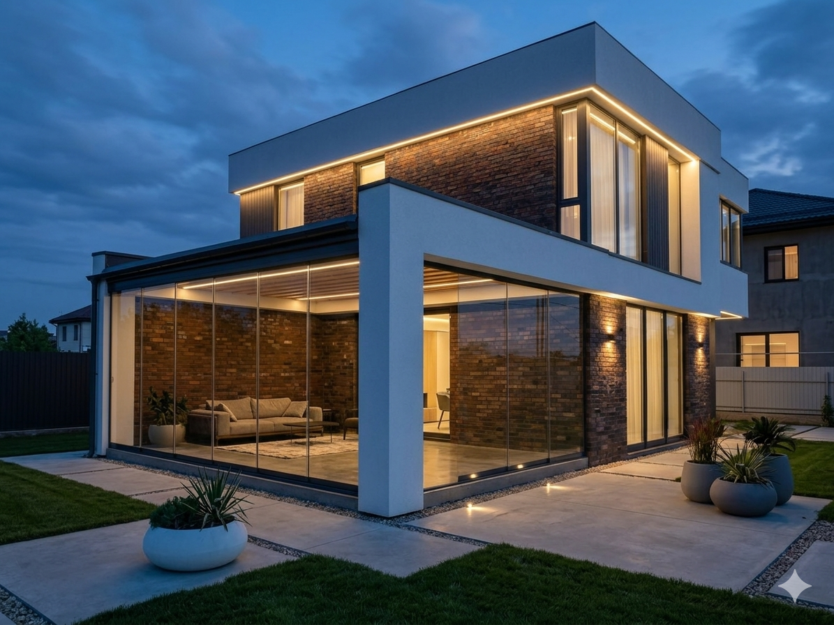 Премиальный коттедж 450 м² — 24 окна REHAU Intellio — фото 3